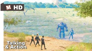 Avengers Infinity War Hindi Talking amp Action Scene [upl. by Gnanmas45]