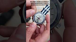 vintage Poljot chronograph on the wrist  short showcase [upl. by Nies]