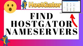 How To Find Hostgator Nameservers  Hostgator Nameservers Tutorial [upl. by Anaujnas]