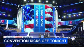 Democrats converge on Chicago for 2024 DNC Day 1 [upl. by Nodarse380]