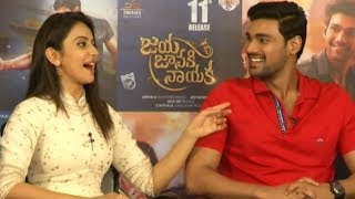 Jaya Janaki Nayaka Movie Team Interview  Rakul Preet  Boyapati Srinu  Srinivas Bellamkonda [upl. by Ecinereb]