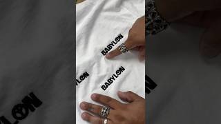 Cut Away vs Tear Away Embroidery Backing 🪡 business fashion embroidery diy screenprint [upl. by Nylecoj477]