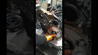 Tearing down a 1HZ Toyota 6 cylinder [upl. by Orodisi]