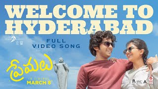 Welcome To Hyderabad Video Song  Premalu Telugu  Naslen  Mamitha  Girish AD  SS Karthikeya [upl. by Swec338]