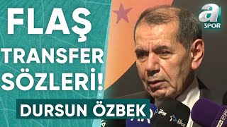 Galatasaray Başkanı Dursun Özbekten Transfer Açıklaması  A Spor  Ana Haber  31012024 [upl. by Mcallister]