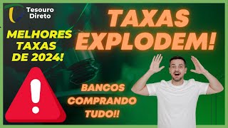 💣 TAXAS EXPLODEM BANCOS COMPRAM TUDO ENTENDA O INTERESSE DOS TÍTULOS DO TESOURO [upl. by Aivekahs]