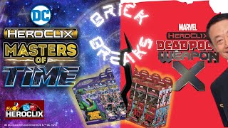 Heroclix SG Galore Masters of Time and Deadpoon Weapon x brick break [upl. by Ecirp320]