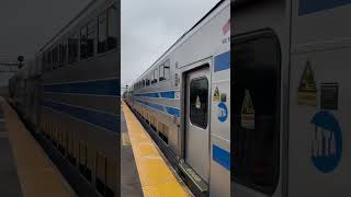 LIRR C3 5017 flying by Queens Village Station 20240506 railfanning lirr trains mta [upl. by Bronnie]