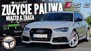 2016 Audi RS6 C7 Performance 605 KM  Ile spali najmniej Test spalania  4K [upl. by Chrysa]