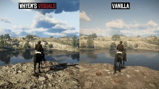 WhyEms Visuals Side by SIde Comparison  Red Dead Redemption 2 PC [upl. by Natassia]