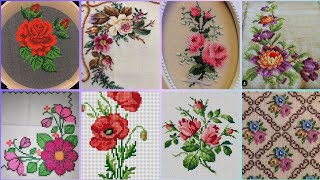 Gorgeous cross stitch patterns countable embroidery charsutikarhailatest dosuti design ideas2024 [upl. by Tollmann105]