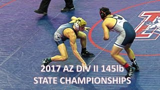 2017 AZ Div II 145lb State Championships [upl. by Stortz503]