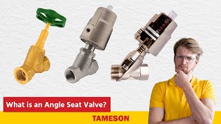 What is an Angle Seat Valve  Tameson [upl. by Yanat823]