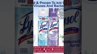 🛡️ Lysol Disinfectant Spray Sanitizing amp Antibacterial Spray KSALocal Lysol DisinfectantSpray [upl. by Arrim837]