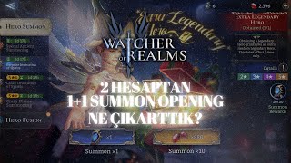 2 ACCOUNT 11 SUMMON OPENING  WATCHER OF REALMS [upl. by Nodnalb]