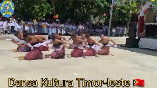 Dansa Kultura Timorleste InaIna Lou nuudar Identidade Nasaun nian neebé anima husi Estudantes [upl. by Enirolf]