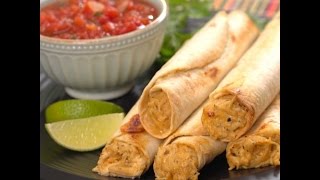 Cheesy Chicken Taquitos [upl. by Ettevy995]