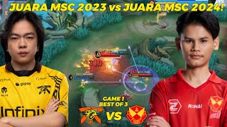 JUARA MSC 2023 vs JUARA MSC 2024  YRG vs FNATIC ONIC Game 1 KBreakdown [upl. by Ranchod735]