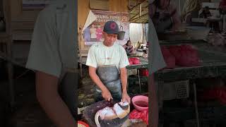 Stingray fish cutting food fishcutting cooking asmr streetfood asmr shorts seafood fishing [upl. by Hunley242]