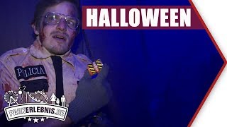 The Prison  Halloween 2018 Erlebnispark Schloss Thurn  HorrorMazeWalkthrough [upl. by Hy]