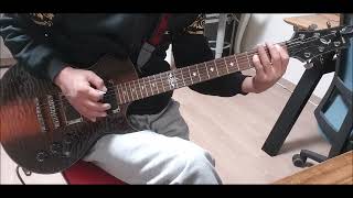 Fantasy  Aldo Nova Intro cover guitar backing Practice EX [upl. by Jemmie]