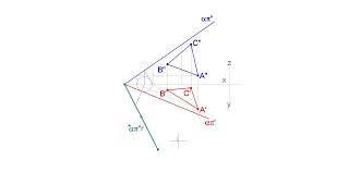 185 Geometria Descritiva  Rebatimento  VG de Figuras  Plano Genérico [upl. by Tarsus]