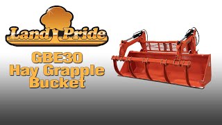 Land Pride GBE30 Hay Grapple Bucket [upl. by Ameh]