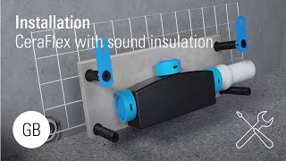 Installation CeraFlex with sound insulation [upl. by Notneuq]