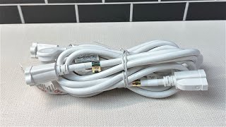 My Review of the FIRMERST Flat Plug Extension Cord [upl. by Gollin319]