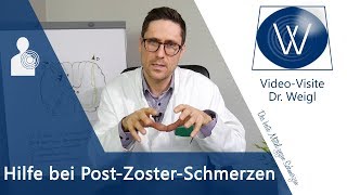 Post Zoster Neuralgie Zosterschmerzen Nervenschmerzen durch den Herpes  Dauer amp Schmerztherapie [upl. by Ardella722]