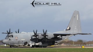 USAF Lockheed Martin AC130J Ghostrider at RAF Mildenhall [upl. by Helenka]