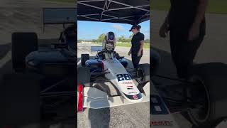 Jamie Chadwicks Indy Lights test with Andretti Autosport is underway RoadToIndy Shorts [upl. by Winfrid]