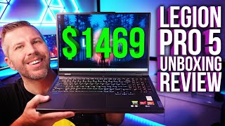 Legion Pro 5 2023 Unboxing Review 10 Game Benchmarks Ryzen 7 7745HX and RTX 4060 Tested [upl. by Lionello89]