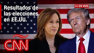 Resultados de las elecciones en EEUU 2024 entre Kamala Harris y Donald Trump [upl. by Agamemnon46]