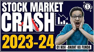 Stock market crash in 2023 24 due to election  25 correction in Indian market  Nifty analysis [upl. by Tabor887]