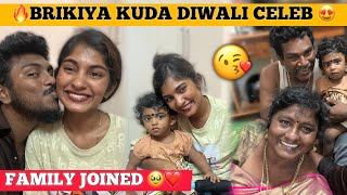 🔥FAMILY JOINED 😍 Diwali Celebration With BRIKIYA amp Appa  Emotional Moments ❤️ [upl. by Annaerdna]