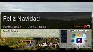 Feliz Navidad  Boney M  Karaoke  HD [upl. by Hazeghi]