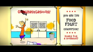 Ed Edd n Eddy  Lunchroom Rumble Flash Game No Commentary [upl. by Allenod324]