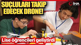 Lise Öğrencileri 100 Metre Yükseklikten Yüz Tanıyan Dron Geliştirdi [upl. by Sixla]