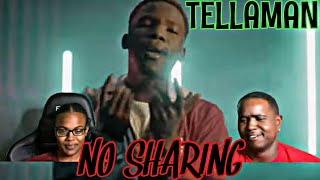 TELLAMAN  NO SHARING OFFICIAL MUSIC VIDEO  REACTION [upl. by Ylyl]