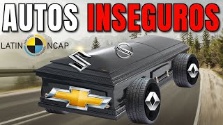 TOP 6 Autos INSEGUROS mas vendidos LATIN NCAP NO COMPRAR [upl. by Adilen]