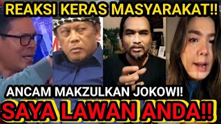 SAYA LAWAN ANDA REAKSI KERAS NETIZEN SOAL MAKZULKAN JOKOWI AMIN RAIS EGI SUDJANA KHOZINUDDIN [upl. by Agarhs804]