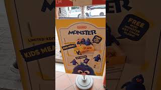 Mamee Monster Meet amp Greet 😱😋 mascot singapore mamee trend fun food cafe 2024 music [upl. by Ydualc]