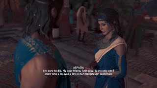 Assassins Creed Odyssey Aspasia Gameplay [upl. by Eahsel]