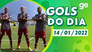 GOLS DO DIA 14012022  LISTAS  geglobo [upl. by Anyg]