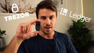 Trezor Black Cryptocurrency Hardware Wallet Review  Comparison to Ledger Nano [upl. by Sordnaxela]