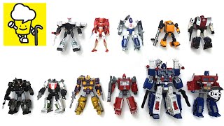 Transformers Siege Netflix Optimus Prime Bumblebee Ironhide Elita1 Wheeljack Prowl [upl. by Elleyoj]