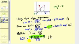 Proving the Vector Projection Formula [upl. by Edeline]