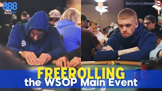 888poker Online Player on a Huge WSOP Main Event Freeroll [upl. by O'Grady]