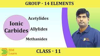 Ionic Carbides or Salt like CarbidesAcetylidesMethanidesAllylides and Mixed Carbides [upl. by Ynaffi47]